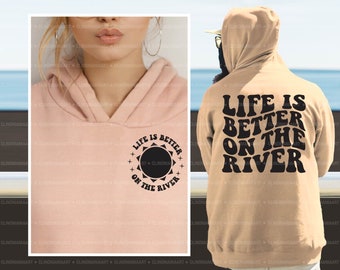 Life Is Better On The River Svg, Retro Summer Svg, River Png, River Vibes Svg, Vacay Svg, Retro Sun Svg, Summer Quote Svg, Popular Png