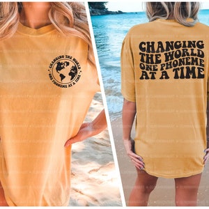 Changing The World One Phoneme At A Time Svg, Science of Reading Svg, School Gift Svg, School Shirt Svg, Reading School, Dyslexia School