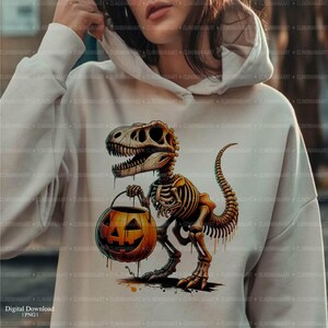 Spooky Saurus Png, Halloween Dinosaur Png, Spooky Season Png, Dinosaur Skeleton Kids, Boy Halloween Png, Halloween Toddler, Halloween Png image 3