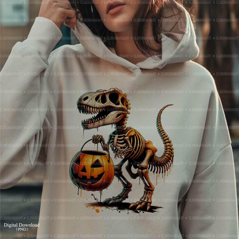 Spooky Saurus Png, Halloween Dinosaur Png, Spooky Season Png, Dinosaur Skeleton Kids, Boy Halloween Png, Halloween Toddler, Halloween Png image 3