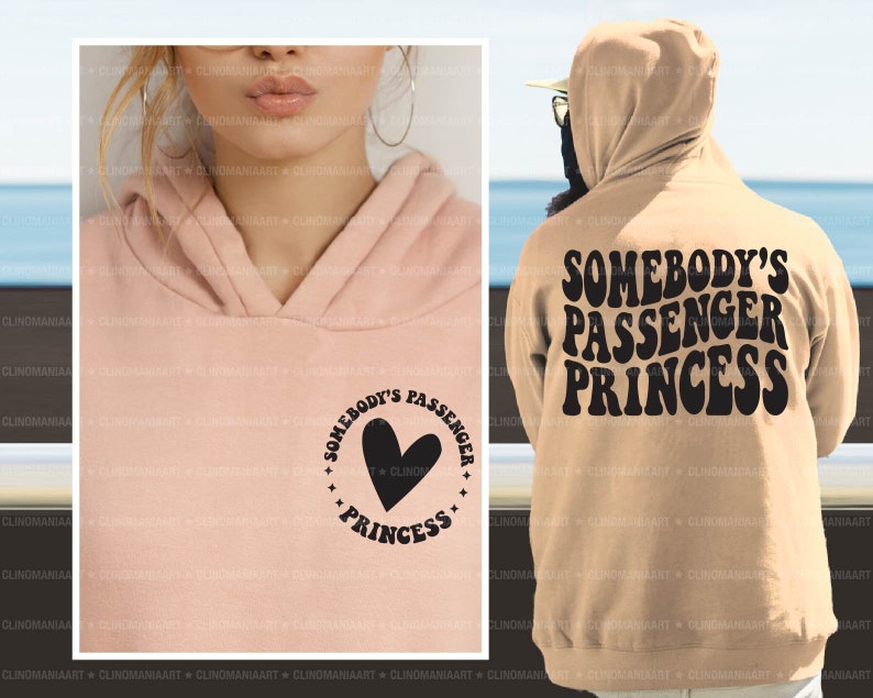 Passenger Princess Lettering Somebody's Passenger Princess Svg, Passenger Seat Princess Png, Summer ...