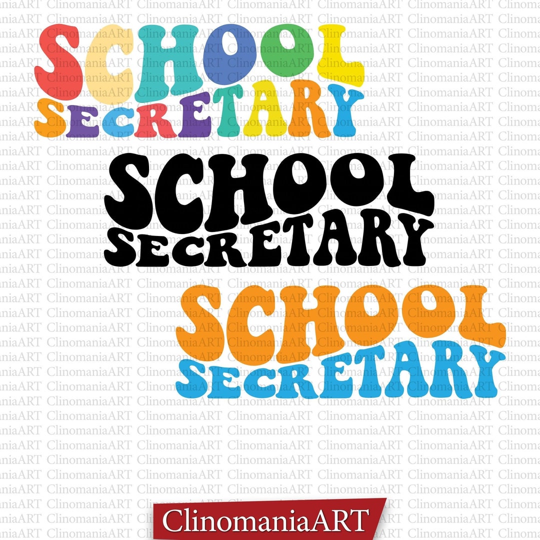 School Secretary Svg Back to School Svg Secretary Vibes Svg Etsy
