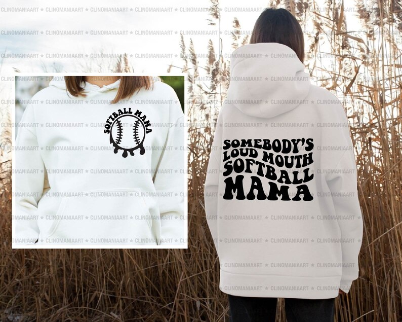 Somebody's Loud Mouth Softball Mama Svg, Softball Mama Png, Softball Fan Svg, Softball Mom Svg, Cheer Mama Svg, Sport Mom Svg, Softball Png image 2