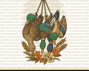 Mallard Duck Hunting PNG, Duck Hunter Sublimation, Hunting Season Png, Hunting Shirt Png, Camo Cozy Season, Duck Hunting Png, Duck Camo Png