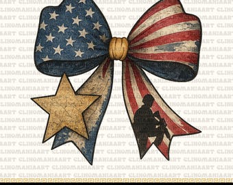 Retro American Flag Png, Coquette American Png, 4th of July Png, Freedom Png, Patriotic Png, Fourth Of July Png, Independence Day Png