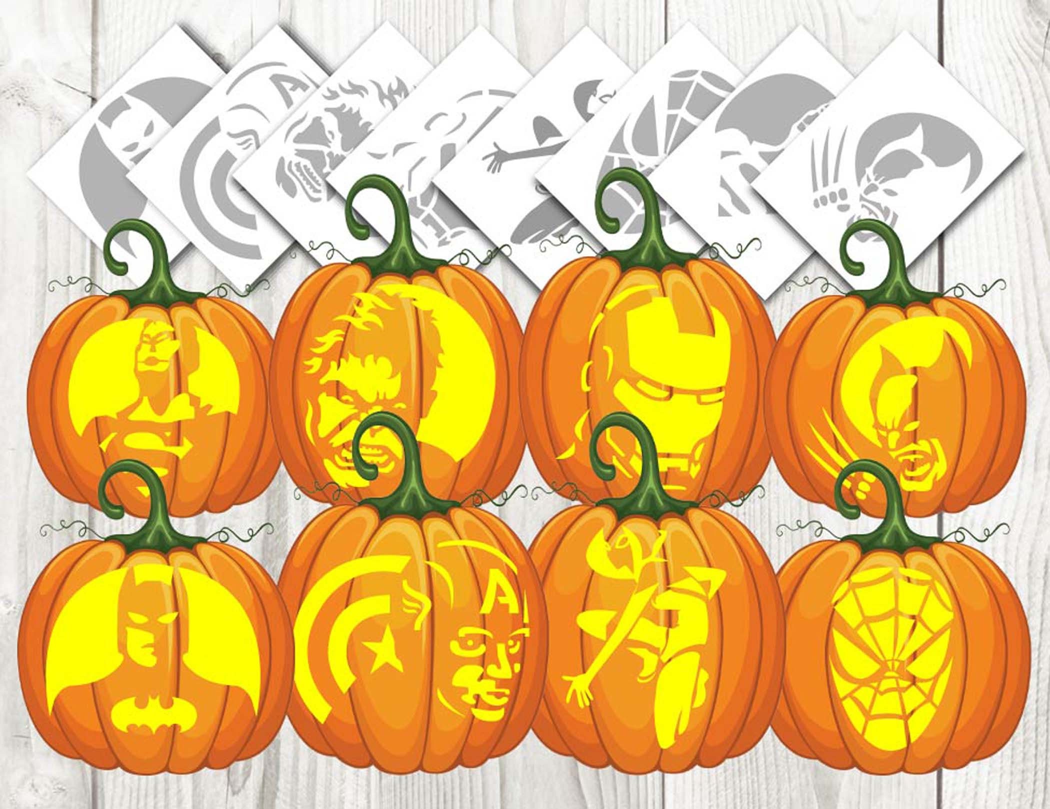 Avengers Pumpkin Carving Stencils avengers-pumpkin-carving-stencils