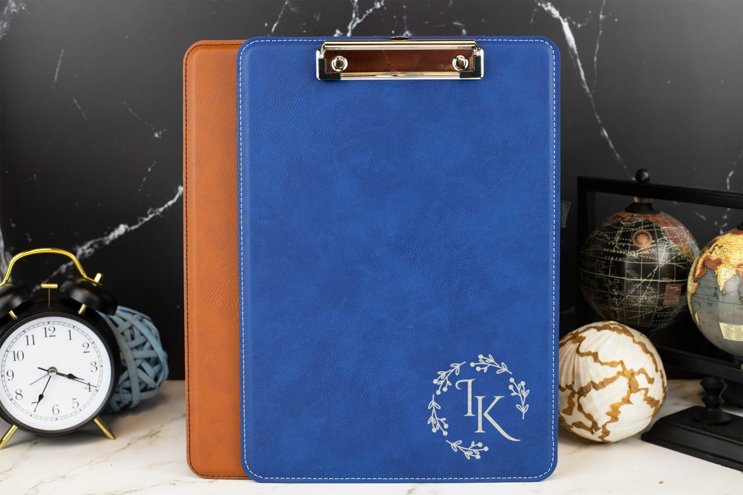 Personalized Leather Clipboard Custom Monogrammed Clipboard Etsy Ireland