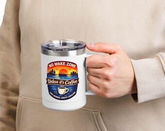 Taza de café/vaso del lago Murray, 444 ml (15 oz)