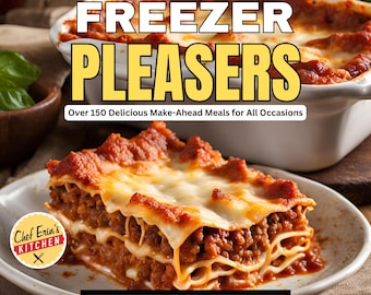 Las mejores recetas de comidas congeladas, comidas preparadas con anticipación, comidas congeladas para mamás primerizas, comidas para familias necesitadas, descarga instantánea, recetas fáciles