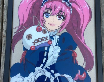 Anime Manga Glass Painting Custom