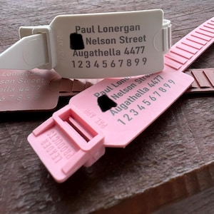 Fishing gear Tag - identification tag (Zip Tie Tag)
