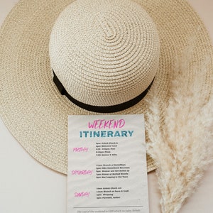 Beach Bachelorette Invitation Template, Last Splash Pool Party (Editable Template) image 4