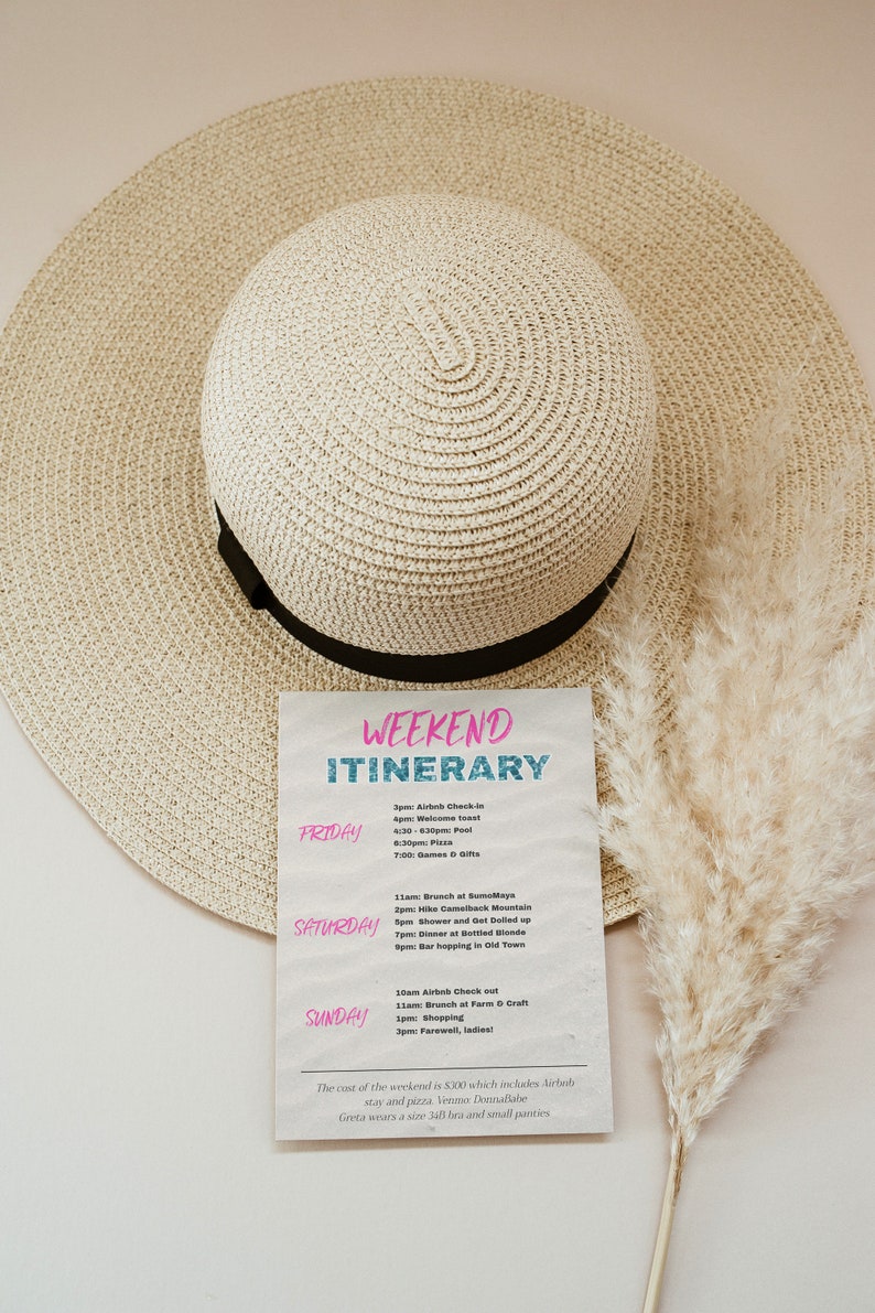 Beach Bachelorette Invitation Template, Last Splash Pool Party (Editable Template) image 4