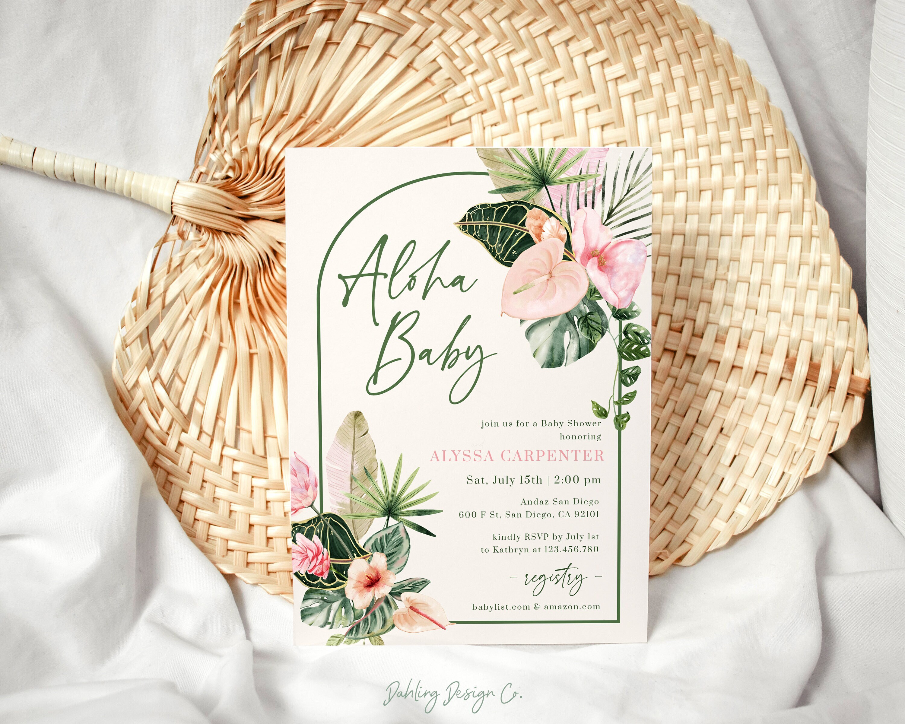 Baby Shower Invitations Beach 