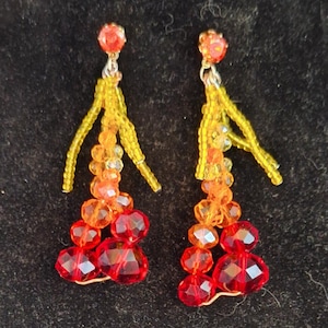 Jeweled Fire Earrings