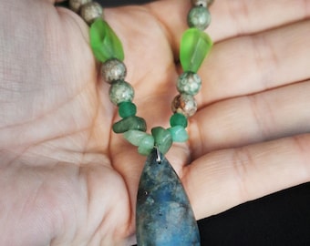 Green Agate Necklace