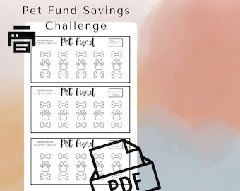 Digital Pet Fund Savings Tracker Challenge