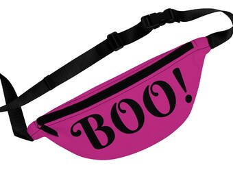 BOO! Pink Halloween Fanny Pack