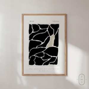 Black and White Wall Art | DIGITAL DOWNLOAD | Abstract Print| Printable Wall Art | Minimal Art | Scandinavian Art Prints | Posters |