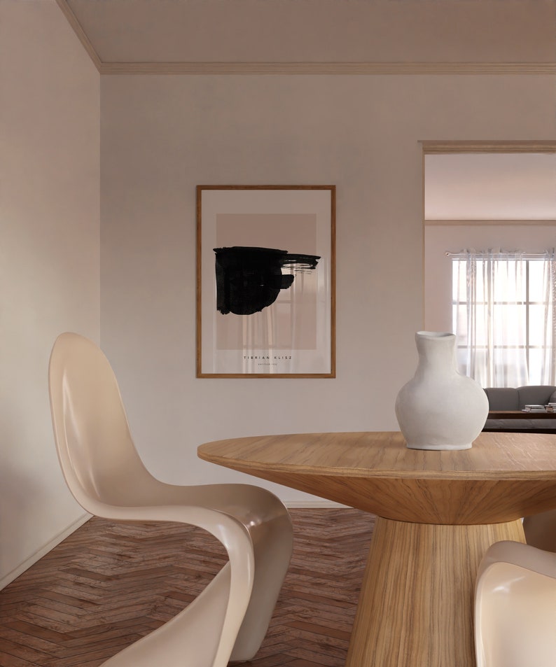 Black and White Wall Art DIGITAL DOWNLOAD Abstract Print Etsy