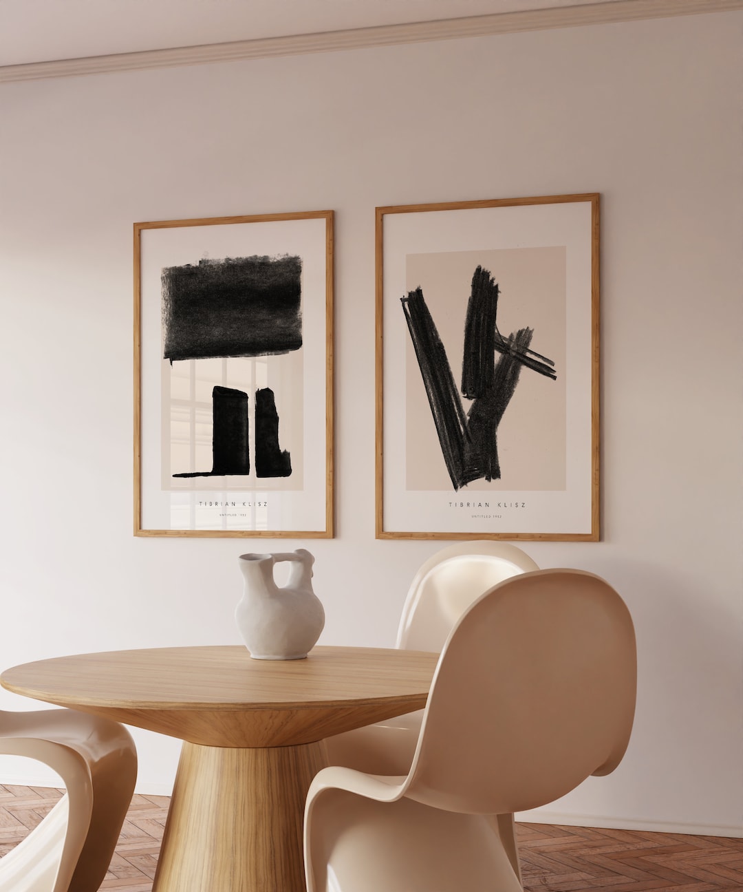 Set of 2 Prints | DIGITAL DOWNLOAD | Black and White Prints | Abstract ...