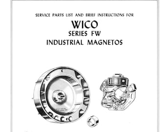 Wico Series FW Industrial Magnetos