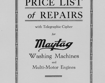 Flywheel Supply Maytag Engine Decal – Black Gold Red – For Hit & Miss/Wringer Washer Motors