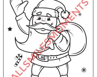 20 Christmas coloring pages for kids