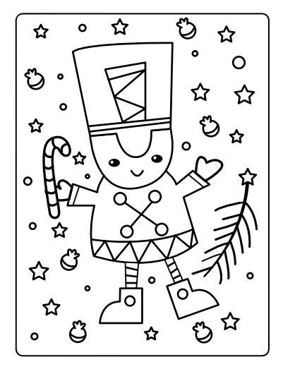30 Christmas Coloring Pages for Kids - Etsy Canada