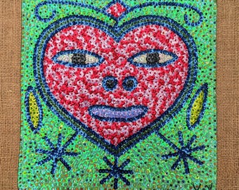 Erzulie Freda Voodoo Flag by Valentin Valris - Made in Haiti. Support Haitian artists!