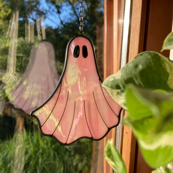 Glass Ghost • Suncatcher | Stained glass