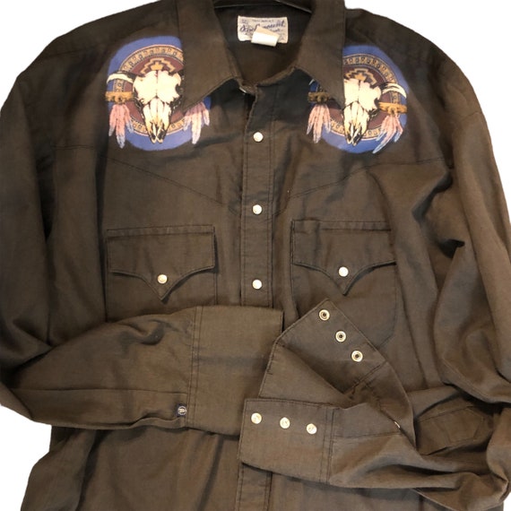 Vintage Rockmount Ranch wear button down shirt wi… - image 1