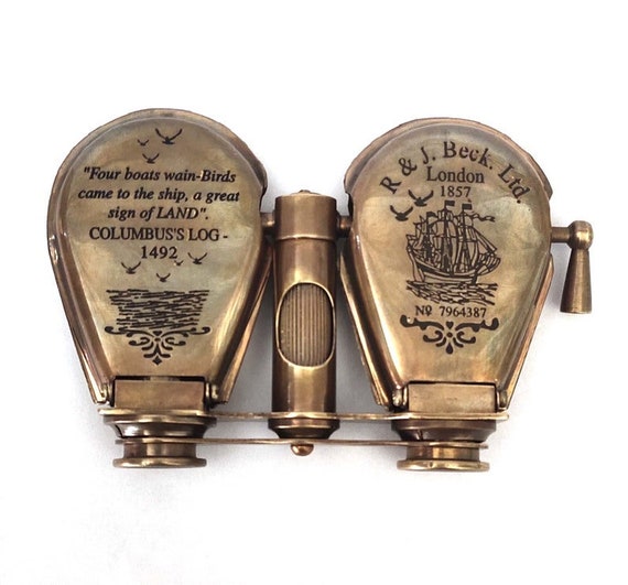 Art & Collectibles R & J Beck London 1857 Replica Model Brass Binocular