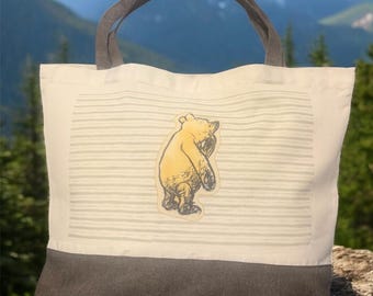 Winnie the Pooh Reusable Tote Bag: Classic Design, Eco-Friendly Polyester