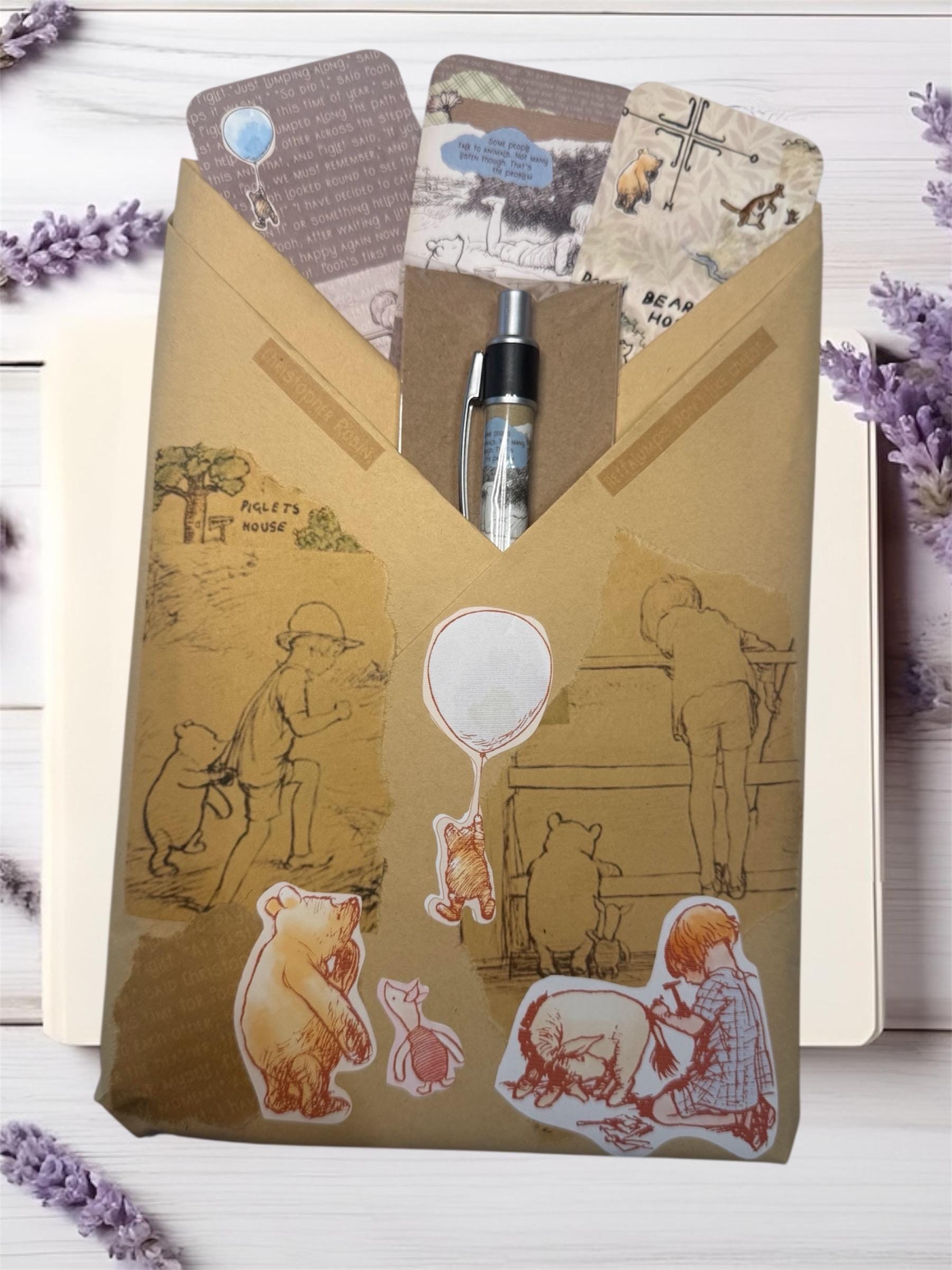 Winnie the Pooh Notebook & Pen Set: Vintage Illustration, Gift Wrapped ...
