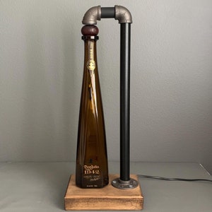 Don Julio Tequila Lamp, Tequila Gift, Don Julio 1942 Light, Home Bar Accessories, Rustic Desk Lamp, Tequila Light, Don Julio 1942 Bottle