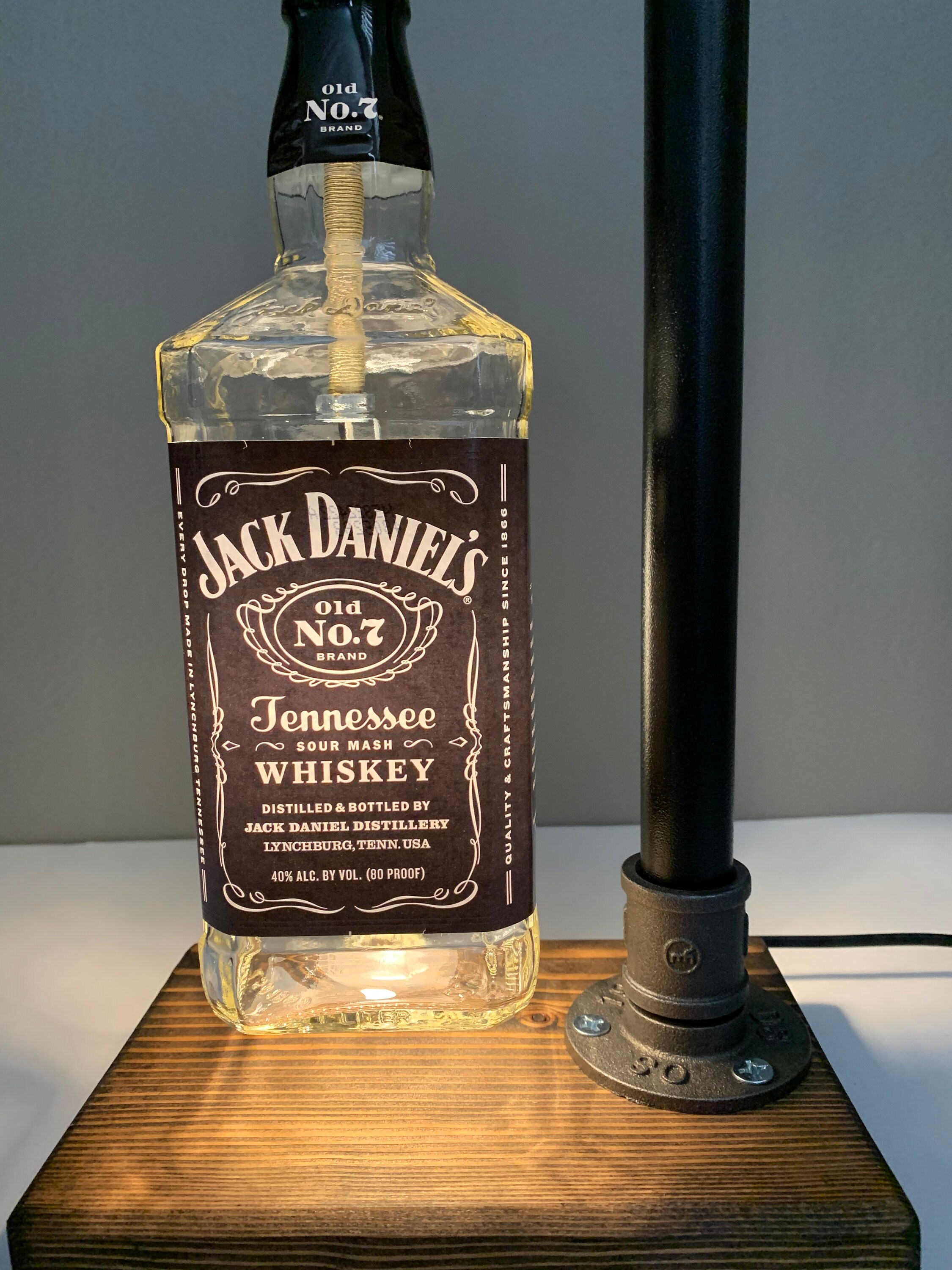 Jack Daniel's Lamp Old No 7 Jack Daniel's Gift Etsy