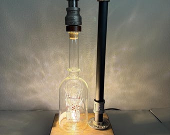 Milagro Tequila Lamp, Reposado Tequila Lover Gift, Liquor Bottle Light, Home Barware, Milagro Limited Edition Bottle