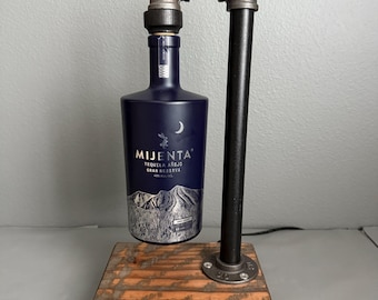 Mijenta Tequila Añejo Lamp, Tequila Lover Gift, Home Barware, Gran Reserva, Housewarming Gift, Dorm Room Decor