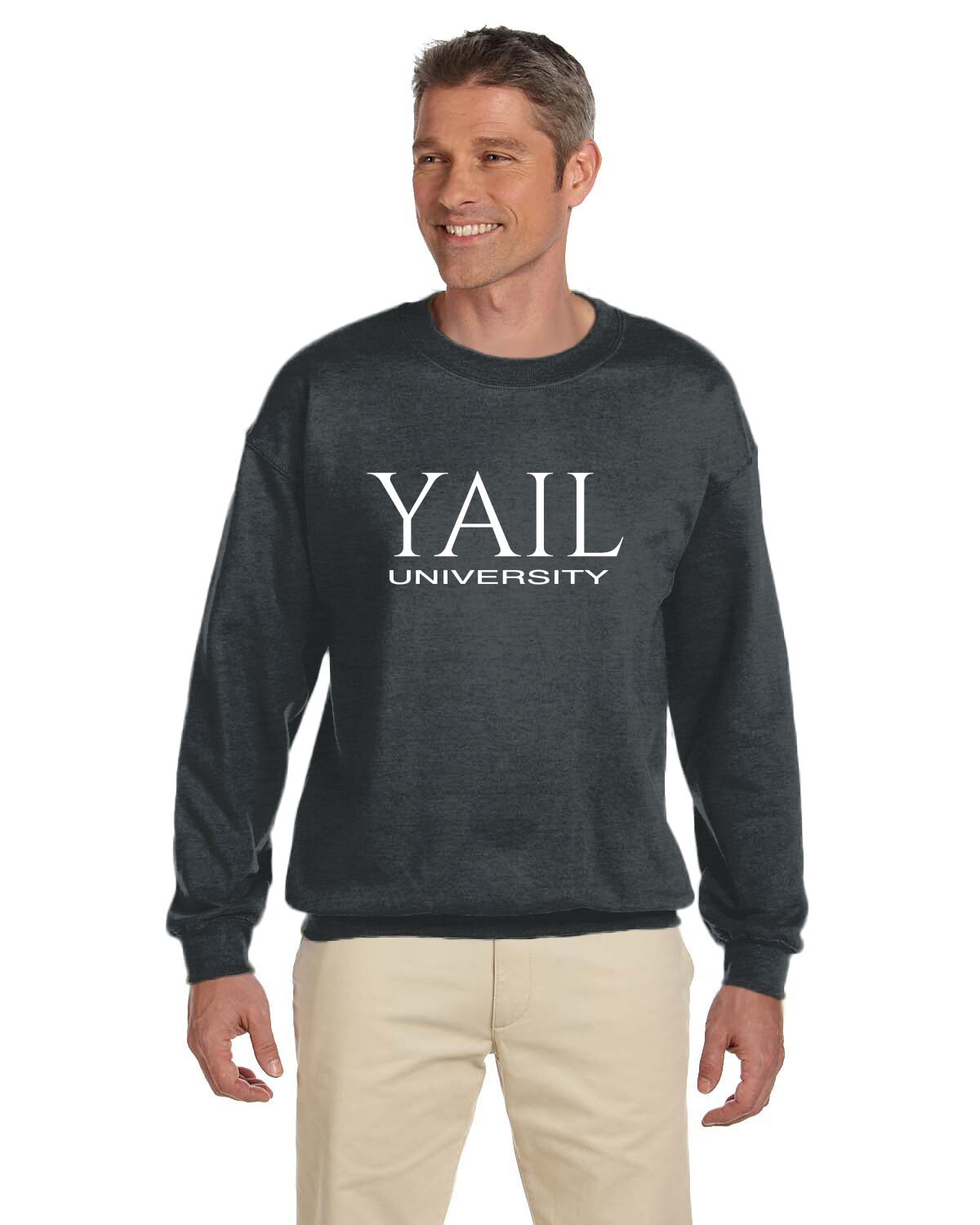 Yale Misspelled Crew Neck Sweatshirt Yail University Knockoff Sweater Funny punny Gag Gift for Students and Alumni Preppy Apparel Etsy