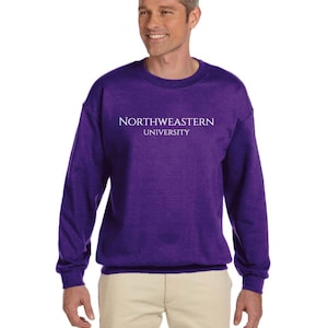 Northweastern Misspelled Crew Neck Sweatshirt | Northwestern University Sweater | Funny Gag Gift for Students and Alumni | Preppy Apparel