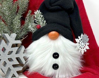 Snowman Gnome | Holiday Gnome Decor, Tomte, Christmas Gnome