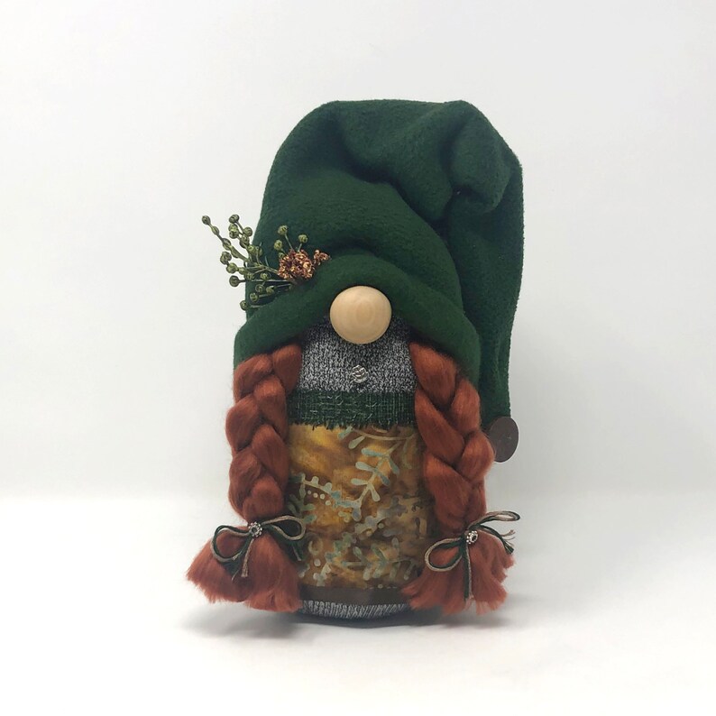Redhead Female Gnome Boho Gnome Gnome Decor Tiered Tray Etsy