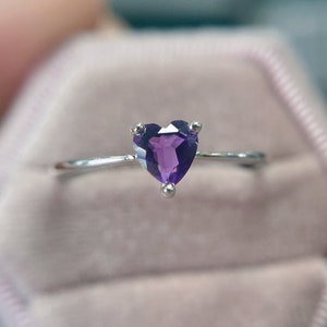 Dog Tag Purple Hearts Inspired Ring 
