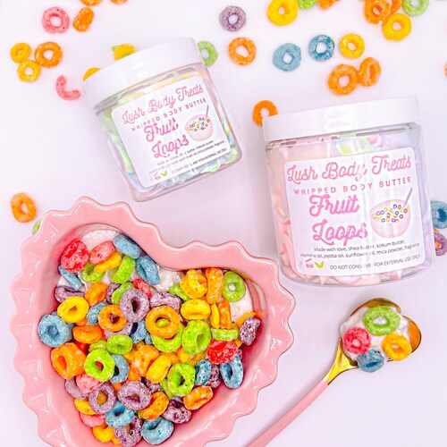 Fruit Loops Body Bundle 4 Oz. Fruit Loops Body Cream & 1 Oz. Etsy