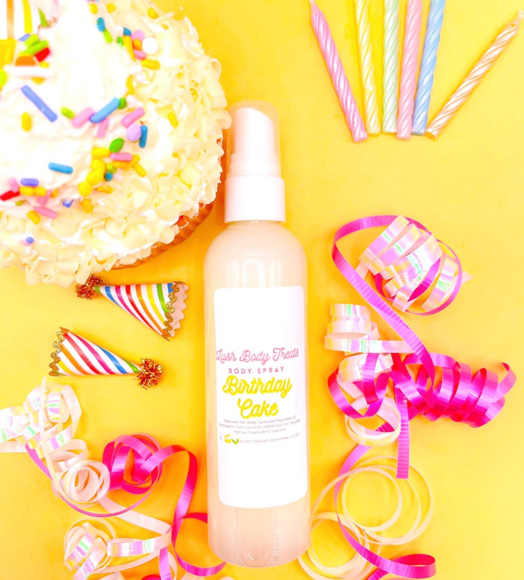 Birthday Cake Body Spray Etsy