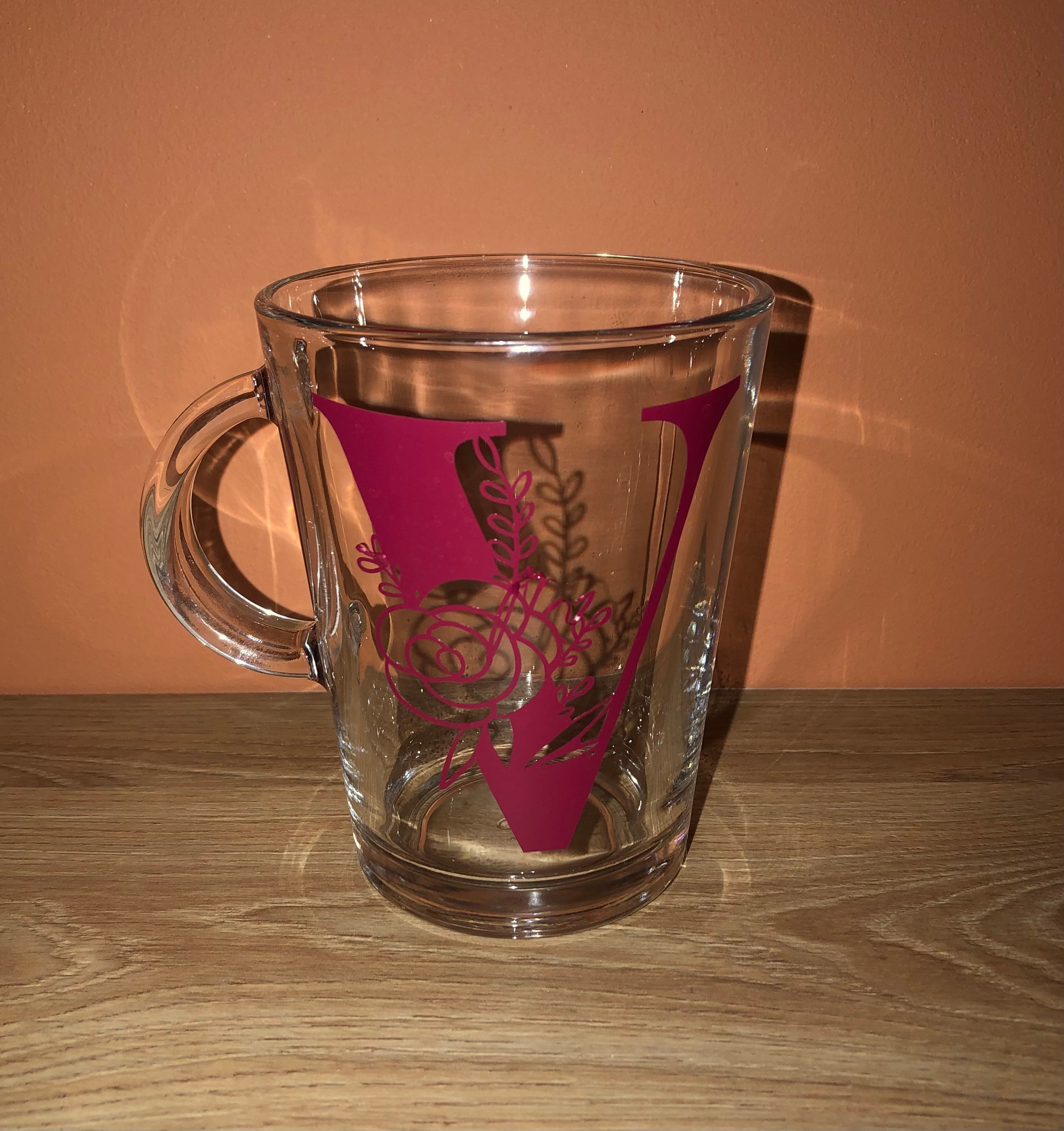 Mug en Verre Personnalisable avec Prénom