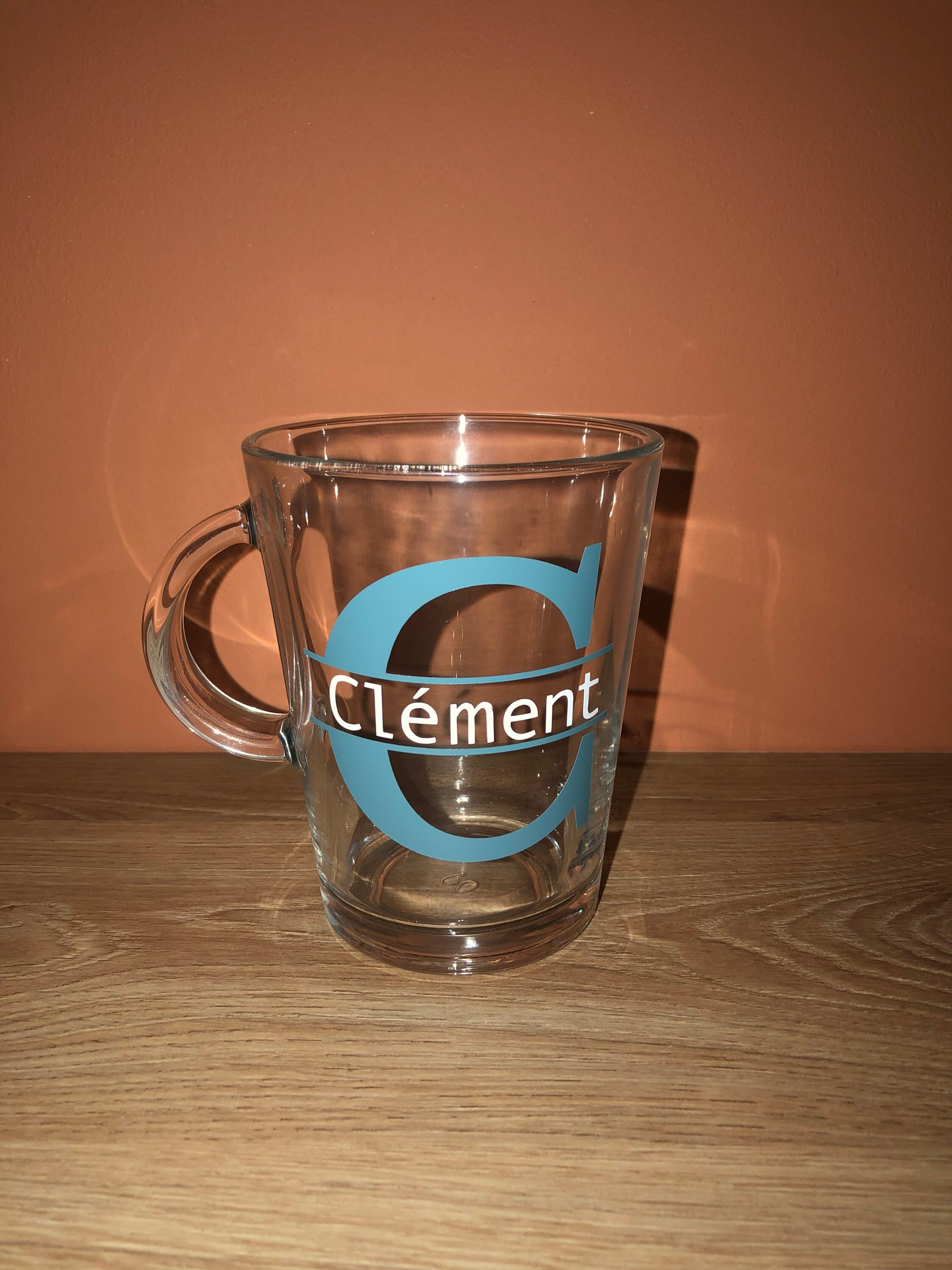 Mug en Verre Personnalisé avec Prénom