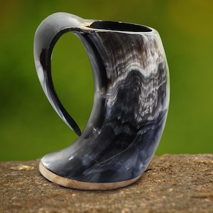 Authentic Viking Beer Horn Tankard Free Personalization Birthday & Groomsmen's Gifts for Him image 7