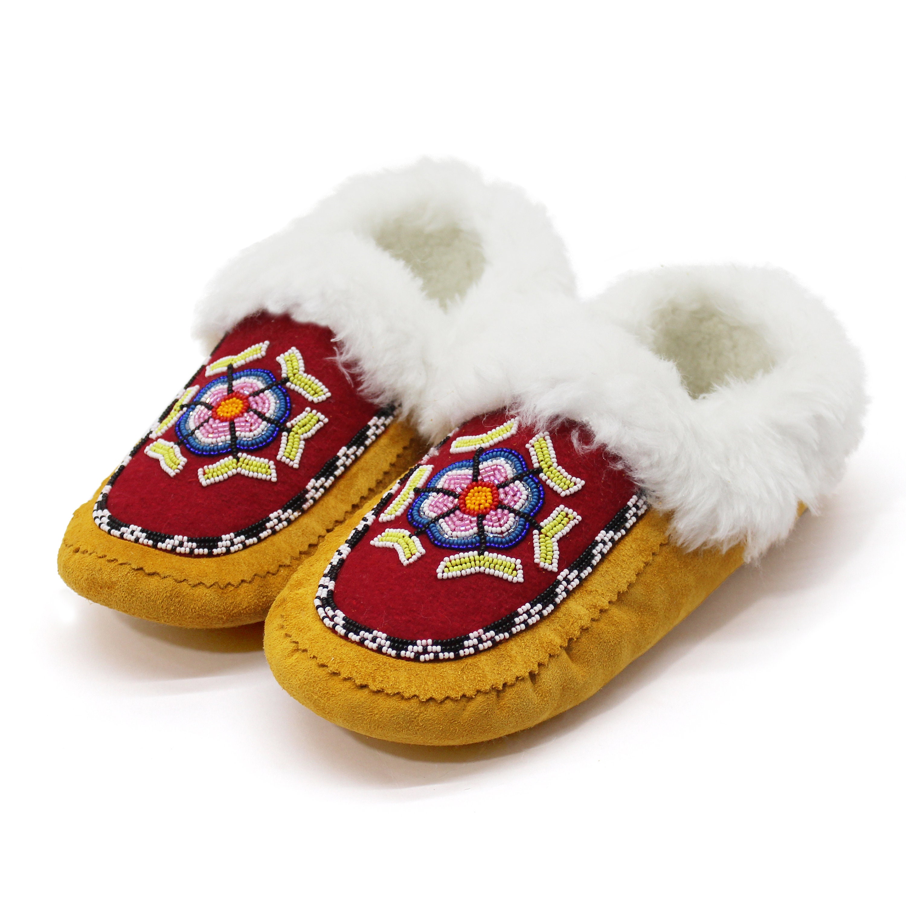 Genuine Leather Beaded Moccasins Handmade Beaded Moccasins Etsy
